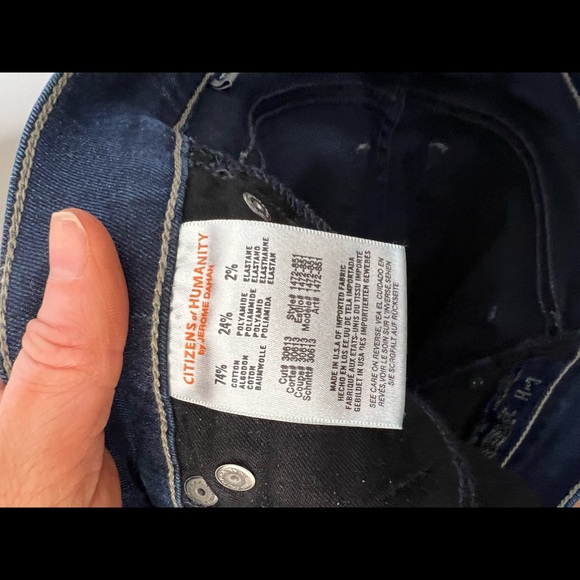 Citizens of humanity bootcut/flare jeans, mid rise jeans size 27 - Picture 14 of 15